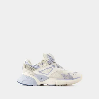 Amiri Gray & Blue Ma Runner Sneakers In Grey