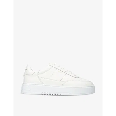 Axel Arigato Mens White Vintage Orbit Leather Low-top Trainers