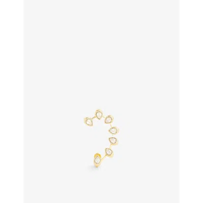 Zimmermann Womens Gold Radiant 12ct Yellow Gold Plated-brass Ear Cuff In Metallic