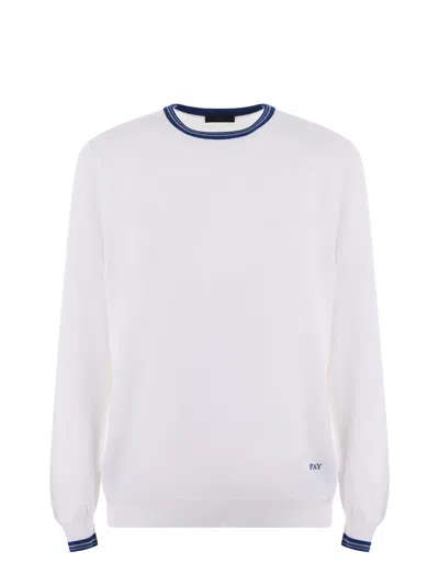 Fay Sweater In White