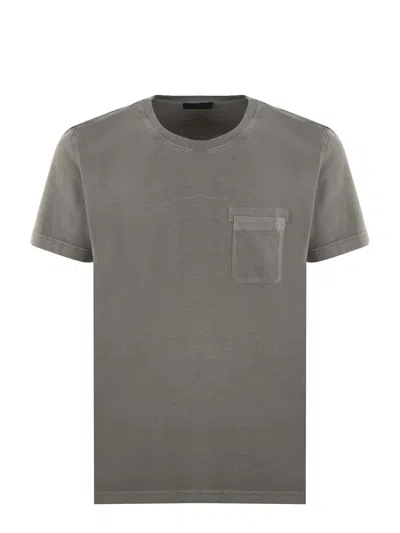Fay T-shirt In Verde Salvia