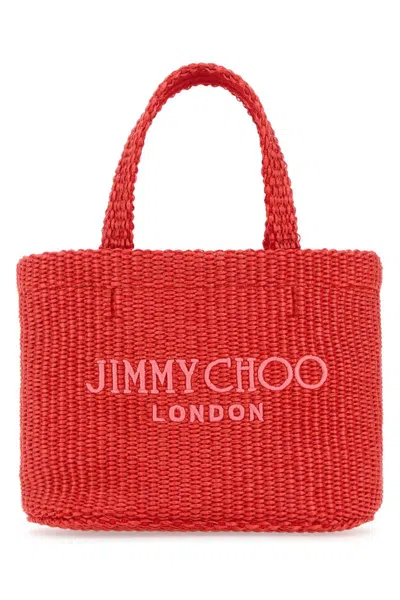Jimmy Choo Handbags. In Paprikacandypink