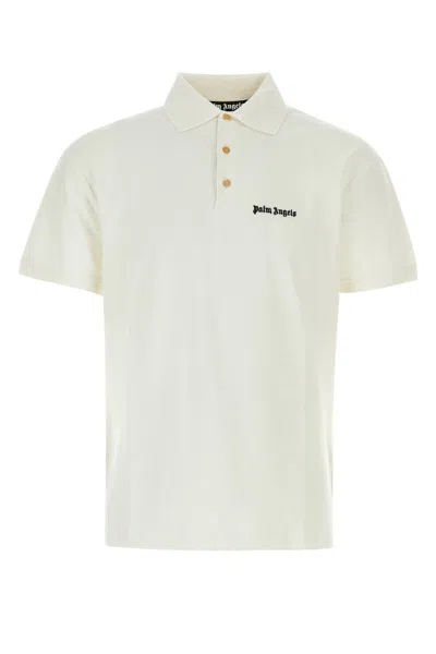 Palm Angels Polo In Offwhite