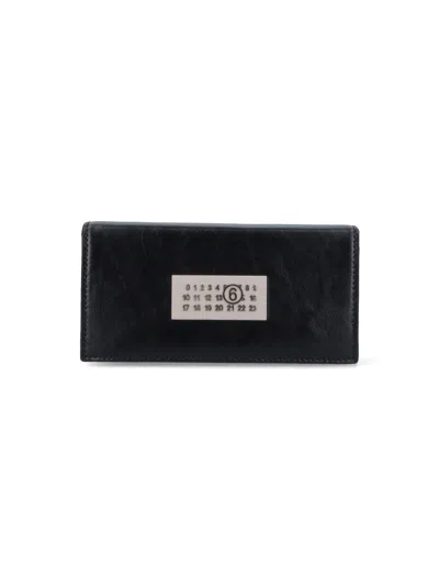 Mm6 Maison Margiela "numeric Chain" Wallet In Black  