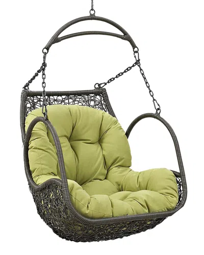 Modway Arbor Outdoor Patio Swing Chair In Blue