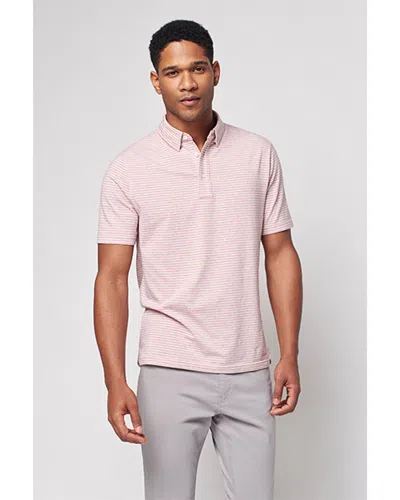 Faherty Movement&trade; Short-sleeve Polo Shirt In Pink