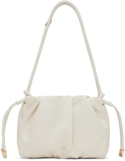 Apc White Ninon Shoulder Mini Bag In Aab White