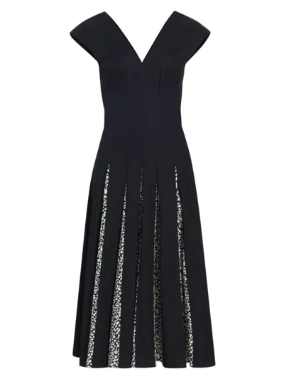 Derek Lam 10 Crosby Ella Sleeveless Godet Dress In Black