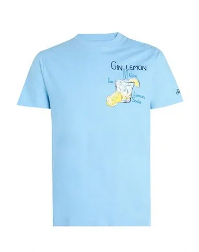 Mc2 Saint Barth T-shirt Emb Gin Lemon In Blue