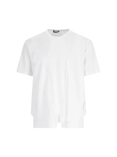 Comme Des Garçons Homme Deux Comme Des Garcons Homme Plus Shirts In White