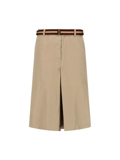 Dries Van Noten Skirts In Beige