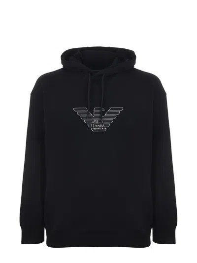 Emporio Armani Sweatshirt In Black