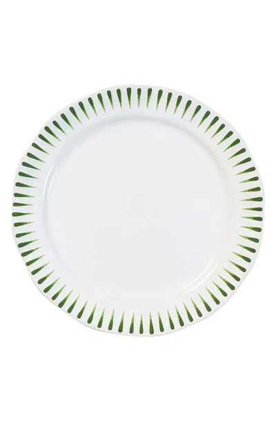 Juliska Sitio Stripe Dessert/salad Plate In Basil
