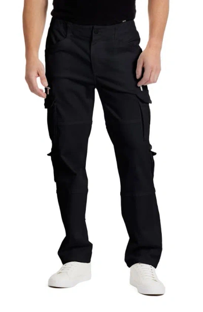 Monfrere Men's Tactical Cargo Trousers In Noir