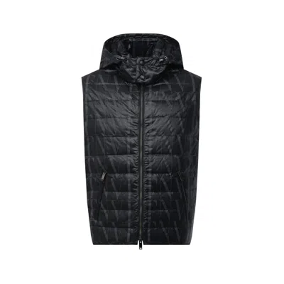 Valentino Padded Vest Jacket In Black