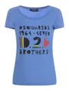 Dsquared2 T-shirt  In Cotton In Carta Da Zucchero