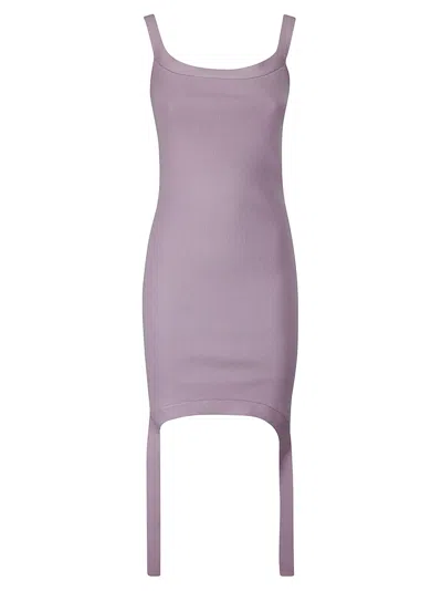 Jw Anderson Deconstructed Dress In Lilac