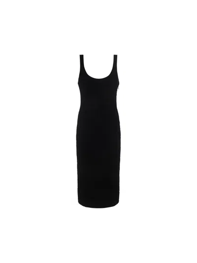 Fendi Ff Dress In Nero