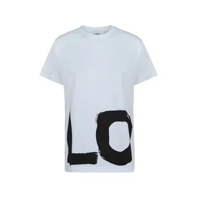 Burberry Cotton Logo T-shirt In White