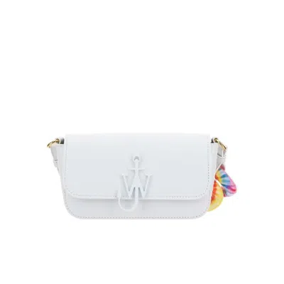 Jw Anderson J.w. Anderson Leather Shoulder Bag In White