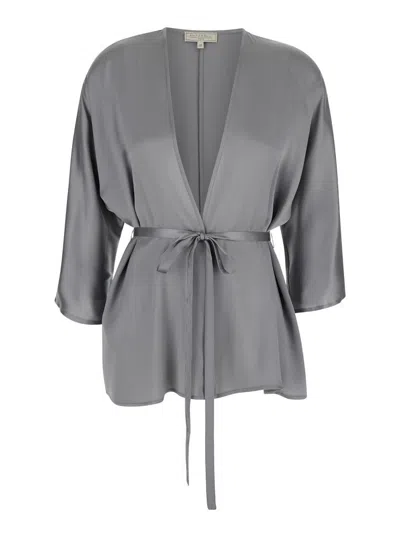 Antonelli Bella Donna Cape In Grey