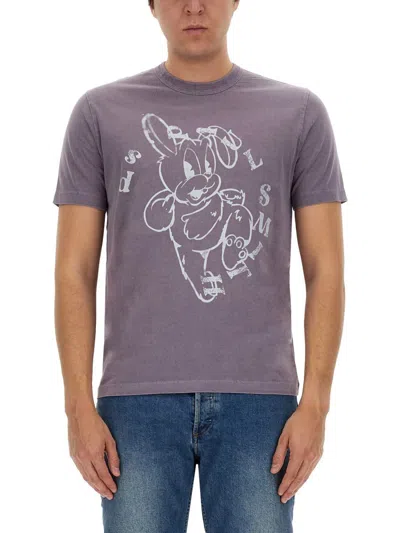Ps By Paul Smith Ps Paul Smith Bunny Print T-shirt In Purple