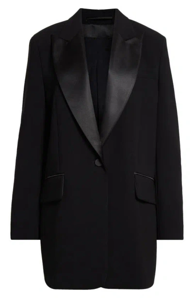 Max Mara Dyser Cady Single Breasted Jacket In Black