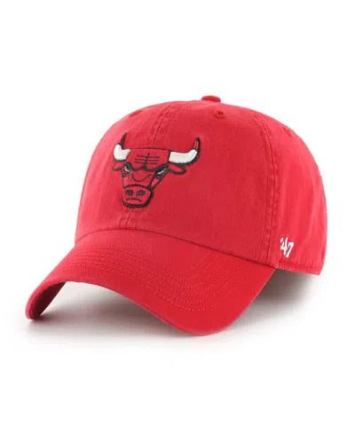 47 Brand Men's ' Red Chicago Bulls Classic Franchise Fitted Hat
