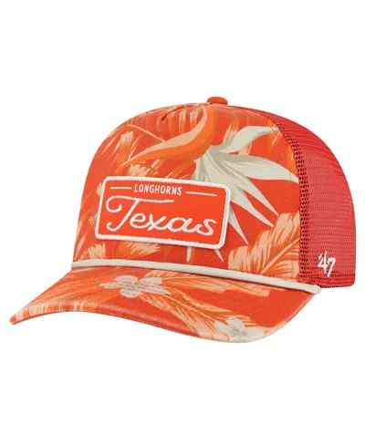 47 Brand Men's ' Texas Orange Texas Longhorns Tropicalia Clean Up Adjustable Hat