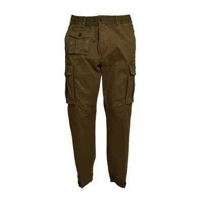 Dsquared2 Urban Cyprus Tapered Cargo Trousers In Green