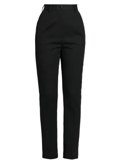 Dolce & Gabbana Cigarette Trousers In Black  