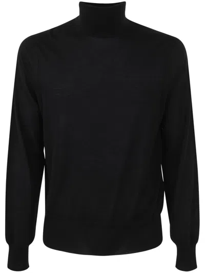 Tom Ford Turtle Neck Jumper In Black