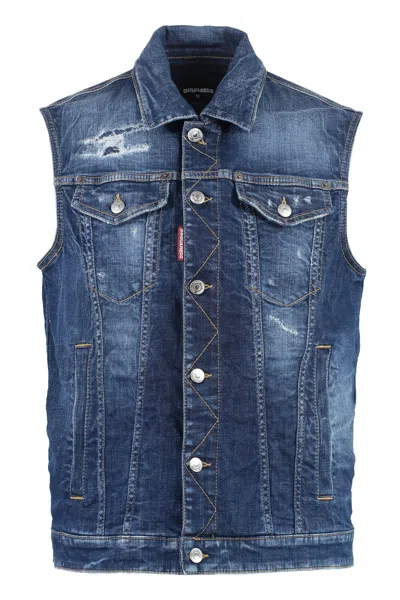 Dsquared2 Dan Denim Vest