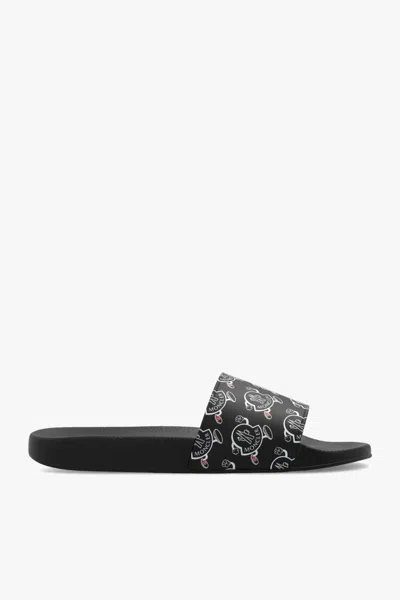 Moncler Basile Rubber Slides In White