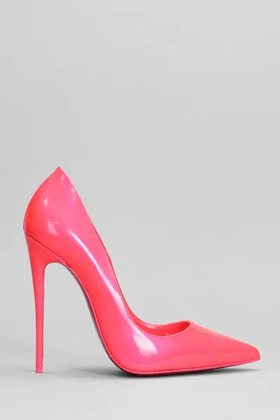 Christian Louboutin So Kate Pumps In Fuxia Leather