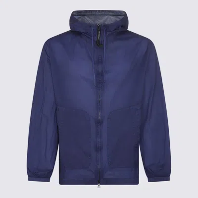 C.p. Company Medieval Blue Nylon Casual Jacket
