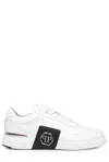 Philipp Plein Man Sneakers White Size 12 Leather