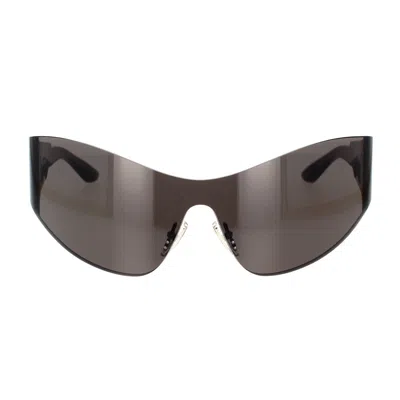 Balenciaga Bb0257s Sunglasses In 001 Grey Grey Grey