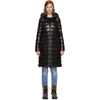 Moncler Moka Quilted Down Coat In Black