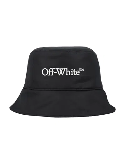 Off-white Bookish Bucket Hat In White/black
