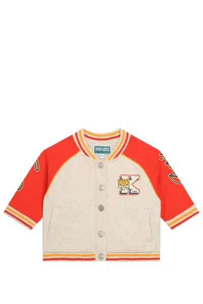 Kenzo Kids' Bomber Jacket In Multicolor