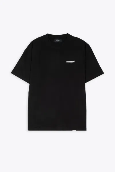 Represent Owners Club T-shirt Black T-shirt With Logo - Owners Club T-shirt In Nero
