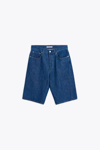 Sunflower Chain-embellished Denim Shorts In Blu