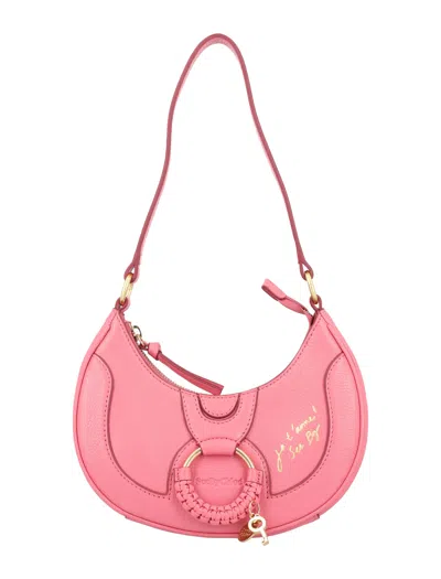 See By Chloé Hana Half-moon Shoulder Bag In Pink