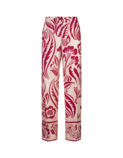 F.r.s For Restless Sleepers Paul Poiret Bordeaux Etere Trousers In Red