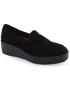 Aerosoles Cetara Tailored-loafer-wedge In Black