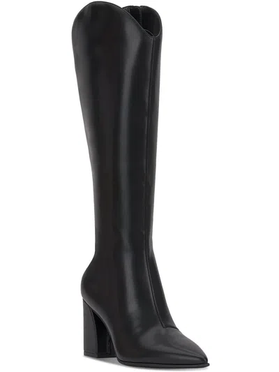 Inc Jovie Womens Faux Leather Tall Knee-high Boots In Multi