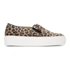 CHARLOTTE OLYMPIA CHARLOTTE OLYMPIA TAN LEOPARD COOL CATS SLIP-ON SNEAKERS