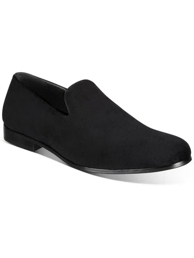 Alfani Zion Mens Velvet Lifestyle Loafers In Black