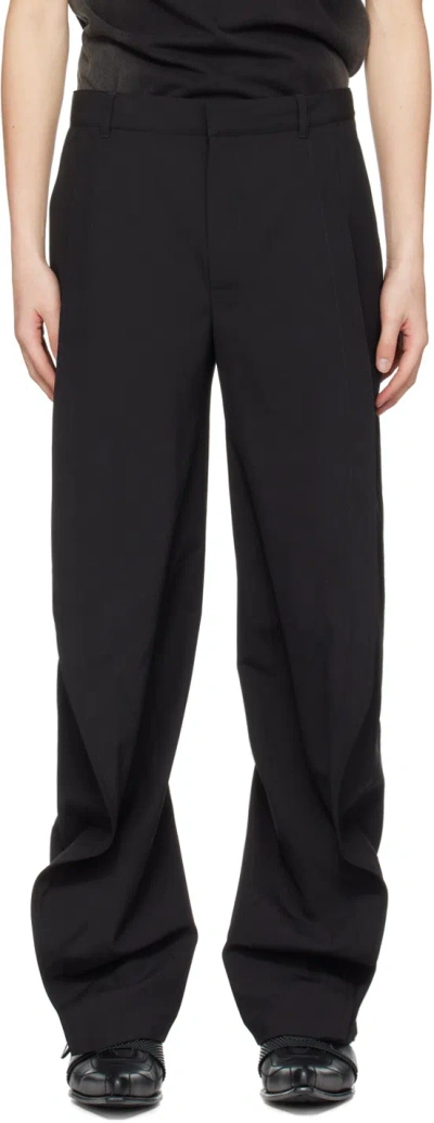 Y/project Cotton Banana Trousers In Black